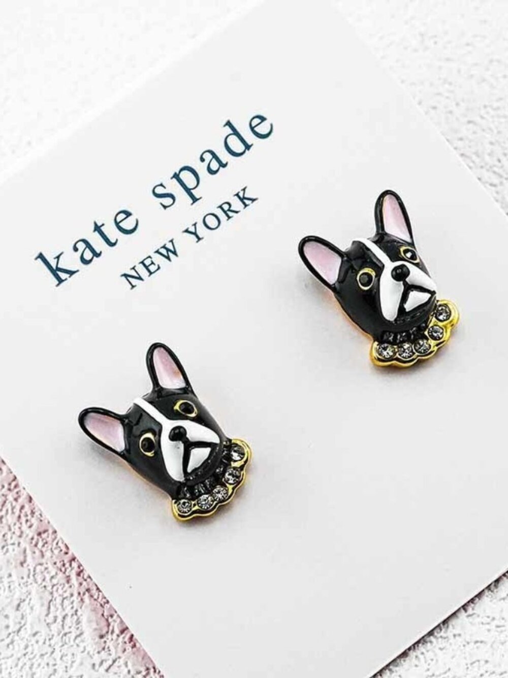 Kate Spade Dog Stud Earrings